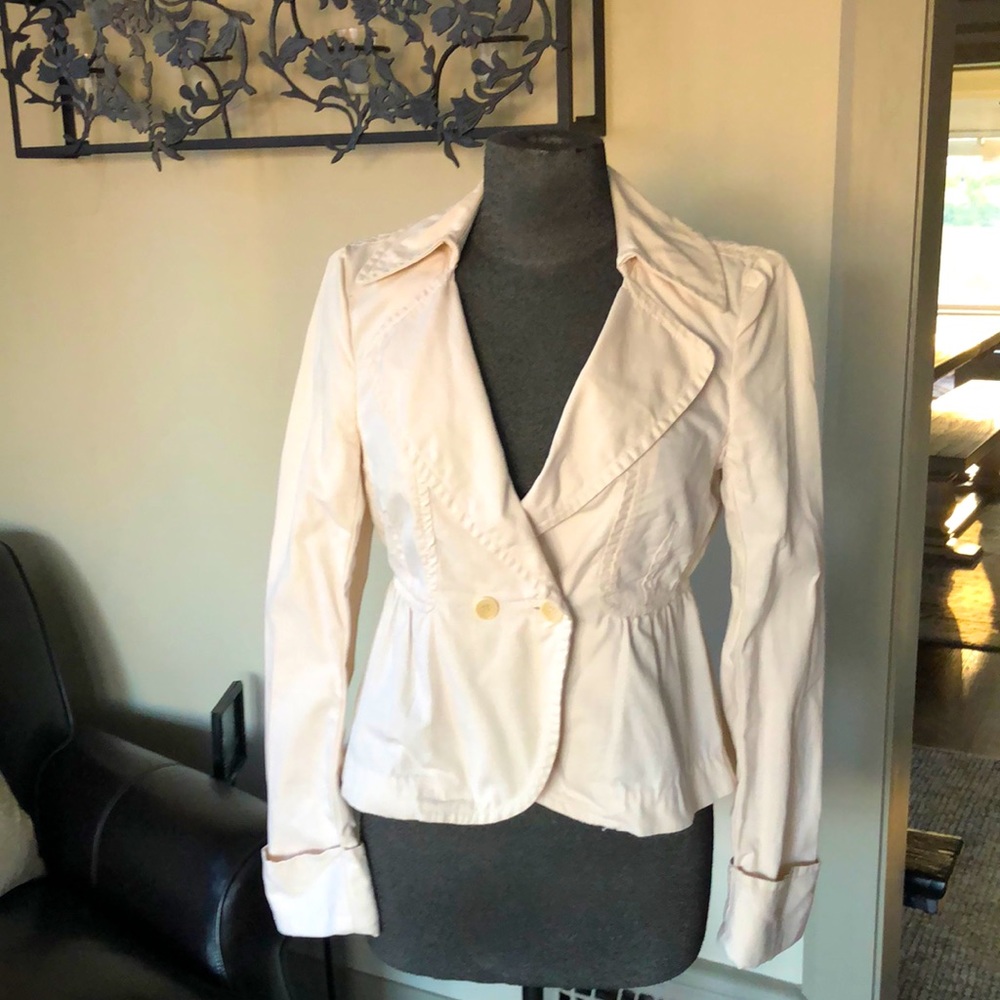 French Connection cream colored jacket